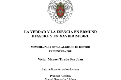 La verdad y la esencia en Husserl y Zubiri